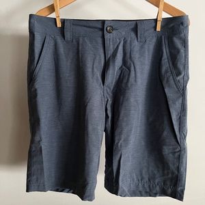 Prana Rotham Hybrid Chino Shorts | Mens 32 | Blue